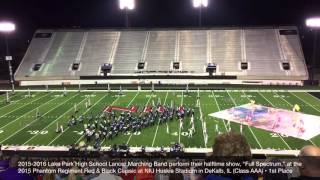 Lake Park High School Marching Lancers • 1st Place AAA [upl. by Oloap]