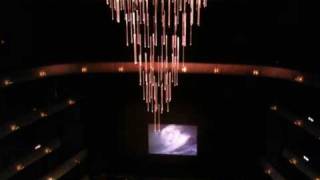 Retracting chandelier at the Winspear Opera House in motion [upl. by Mochun356]