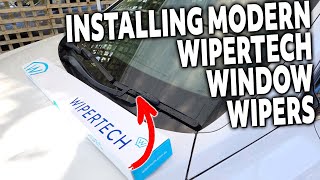 How to Remove old Wiper blades and install new modern WIPERTECH window wipers  Hyundai Santa Fe [upl. by Iglesias]