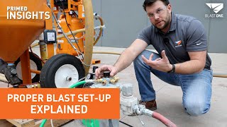 Sand blast set up 101  easy how to guide for beginners [upl. by Bauer]