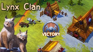 Lynx clan in Beta  Lynx clan in 3v3  Northgard [upl. by Annavoeg]