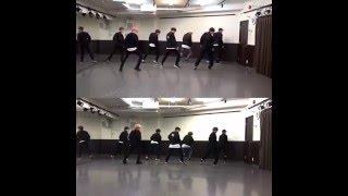 방탄소년단 RUN Dance practice cover dance 比較動画 by 爆弾少年団japanese girls [upl. by Oyr]