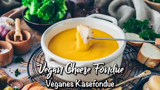 Veganes KäseFondue mit veganer Käsesauce ☆ Einfach gesund lecker ☆ [upl. by Angid]