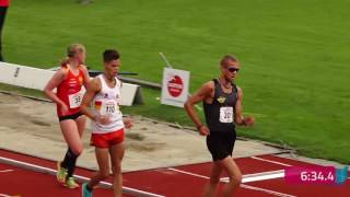 NM Friidrett 2016 3000m kappgang kvinner 5000m kappgang menn [upl. by Redwine]