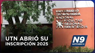 UTN ABRIÓ SU INSCRIPCIÓN 2025  NOTICIERO 9 [upl. by Ahsuoj308]