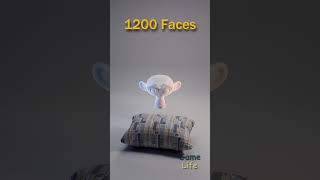 Pillow 3D Cloth Simulation 11k Faces blender3d clothsimulation trend [upl. by Shaer]