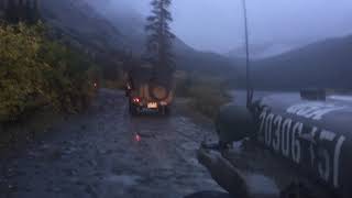 Willys Jeeps Tincup Pass Italian Creek at Night in Rain [upl. by Plate]