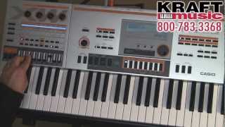 Kraft Music  Casio XWP1 Keyboard Demo with Mike Martin [upl. by Bicknell]