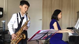 ABRSM Saxophone Grade 3 Distinction  Foxtrot  played by Jia Zi Qian 11 Yr old [upl. by Salinas]