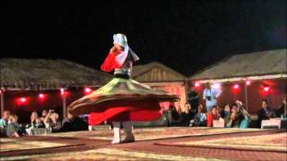 Tanoura dance in Desert Camp Dubai [upl. by Bree]