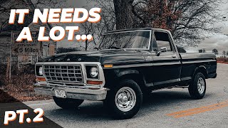 Let the Restoration Begin  1978 Ford F100 Pt 2 [upl. by Atsillac831]