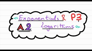 EXPONENTIALS amp LOGARITMS EXPLANATION AND SOLVING [upl. by Lanford924]