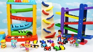 Learn Colors with Marbles and Wooden Toys  The Paw Patrol [upl. by Chi]