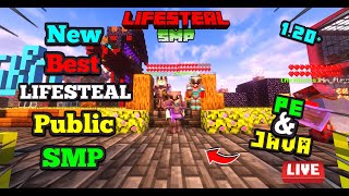 🐯 Join Best Lifesteal Public Smp Server For Minecraft 💼  Java  PE  247 Online  Free To Join 🥯 [upl. by Orimar]