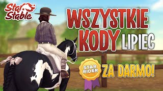 WSZYSTKIE DZIAŁAJĄCE KODY STAR STABLE LIPIEC 2023 DARMOWY STAR RIDER STAR COINS ZWIERZAKI ITP [upl. by Tarkany]