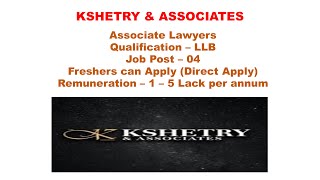 KSHETRY amp ASSOCIATES [upl. by Zillah157]