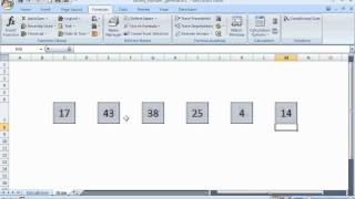 Create an Excel Lottery Number Generator [upl. by Nydnarb]