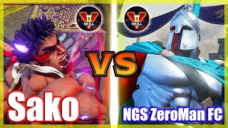 SFV CE 👊🏻 Sako Kage vs NGS ZeroMan FC Gill FT5 [upl. by Hakvir738]