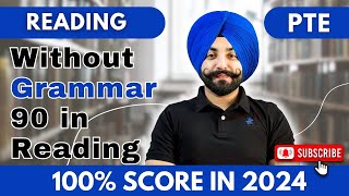 PTE reading 90 score without grammar how to improve reading best tips  Gurwinder Sir [upl. by Debera572]