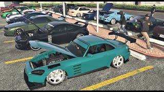 EXTREME Tuners Car Meet In GTA Online [upl. by Atenek]