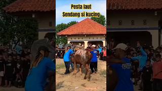 Ada barongan makan sapi 😱😱 Pesta laut sendang si kucing weleri kendal karnaval nyadran [upl. by Aniratak73]