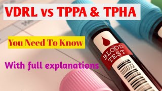 VDRL Test Vs TPPA amp TPHA in EnglishDifference between VDRL and TPPA and TPHASTAR LABORATORY [upl. by Shae329]