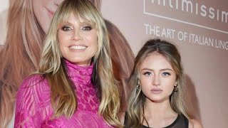 Heidi Klum And Daughter Leni Stun At The Intimissimi Dinner [upl. by Talmud397]