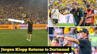 Borussia Dortmund fans rejoice at Jurgen Klopps return to Borussia Dortmund  KLOPP BACK DORTMUND [upl. by Adnuhs361]