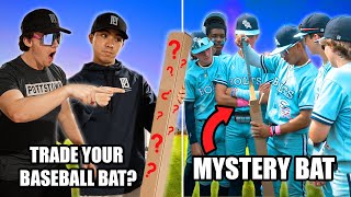 We Asked TOP RANKED PLAYERS to TRADE Their Baseball Bat For a MYSTERY BOX [upl. by Humbert]