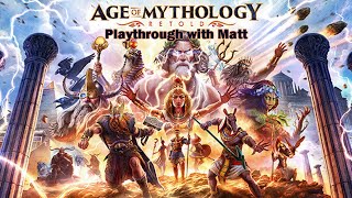 Playthrough with Matt Age of Mythology Retold  04  A short Odyssey North [upl. by Adolphe106]