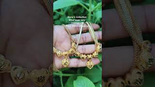 Micro gold plated chain with pendant mynascollectionytvideo imitationjewellery newshortsviral [upl. by Adnoel]