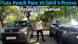 Justify करना मुस्किल हैं Tata Punch Pure VS Maruti Lord S Presso  Detailed Comparison Moto Adda [upl. by Esinwahs]