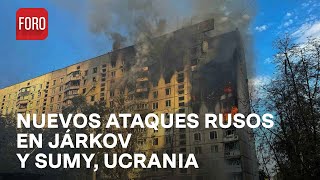 Rusia Lanza una Serie de Ataques en Járkov y Sumy en Ucrania  las Noticias [upl. by Alludba718]