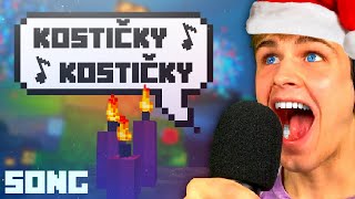 Český VÁNOČNÍ MINECRAFT SONG  Kostičky Kostičky [upl. by Joaquin277]