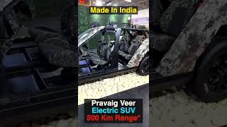 Pravaig Veer  Army Electric SUV Concept  Range 500Km  autotubeindia pravaig [upl. by Bonney3]