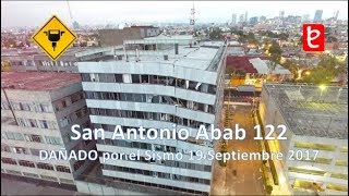 Dañado Edificio San Antonio Abad 122 Sismo 19917  wwwedemxcom [upl. by Akirahs]