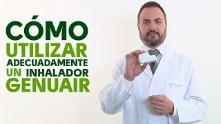 Cómo utilizar correctamente un inhalador Genuair Tu Farmacéutico Informa [upl. by Yecrad]