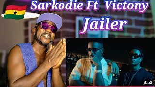 Sarkodie  Jailer ft Victony Official Video REACTION [upl. by Nesta384]