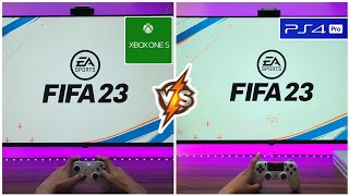 Xbox One S Vs PS4 Pro FIFA 23 [upl. by Joslyn516]