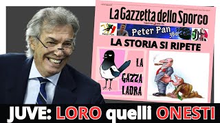 JUVENTUS video SHOCK 😱facciamo i COMPLIMENTI alla GAZZETTA e all´ INTER  vale tutto noi LADRI [upl. by Aissyla]