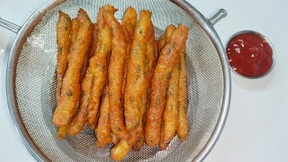 Crispy French Fries At Home  Delicious  Potato sticks  Potato Recipes [upl. by Eceinwahs387]