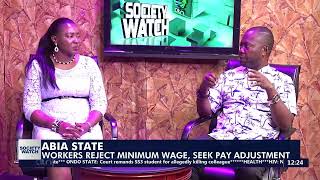 ABIA state workers reject minimum wage seeks pay adjustment subscribe news like [upl. by Nowyt]