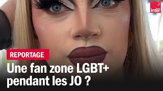 JO 2024  À Paris une fan zone pour la communauté LGBT [upl. by Antin]