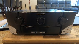 Marantz sr6014 Premium 92 Channel AVR Unboxing and Overview [upl. by Nnaeiram]