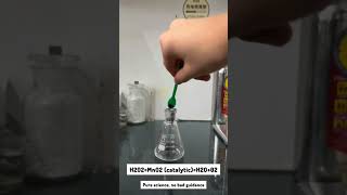 synthesis of H2O and O2  safe science experiments to do at home [upl. by Rhpotsirhc4]