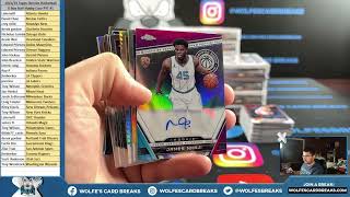 202324 Topps Chrome Basketball 6 Hobby Box Half Case PYT Break 1 [upl. by Eehc]