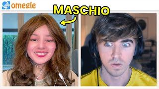 MI VESTO da RAGAZZA su Omegle succede un casino [upl. by Dar]