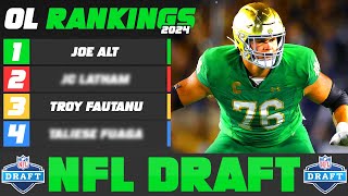 Best Offensive Lineman in The 2024 NFL Draft  NFL Draft OL Rankings [upl. by Ramberg]