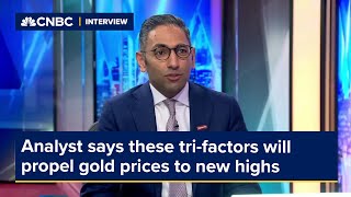 MUFG analyst says these trifactors will propel gold prices to new highs [upl. by Taryne]