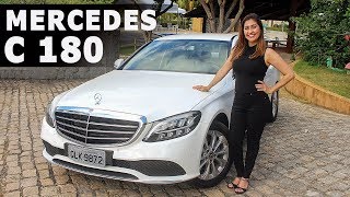 MercedesBenz C180 Exclusive 2019  O brilho do status [upl. by Tamiko]